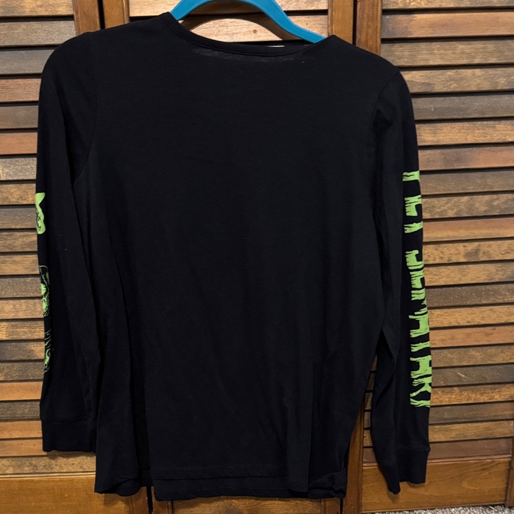 Torrid Black and Green Graphic Long Sleeve Tee pet semetary horror - Picture 3 of 5